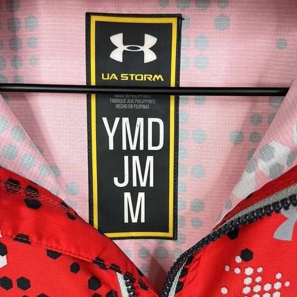 Under Armour UA Storm Lightweight Pullover Windbreaker Jacket Youth Size M - Picture 4 of 6